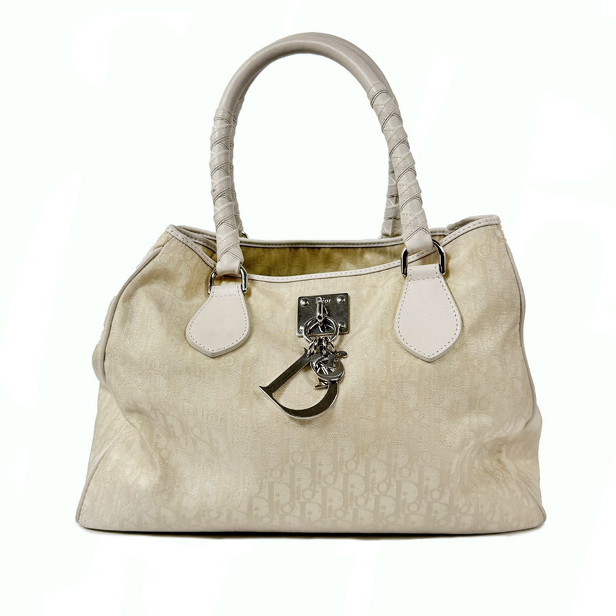 Dior Nylon Lovely Bag 'White Cream'