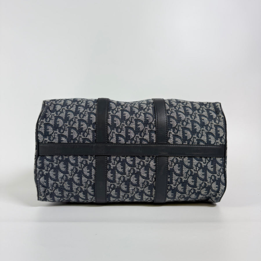 Dior Trotter Canvas Hand Bag Navy