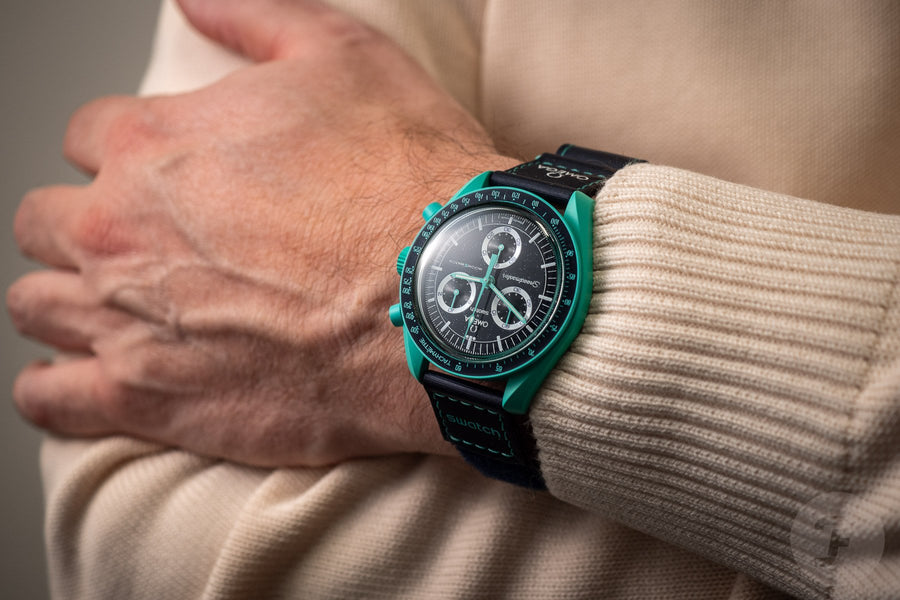 Swatch x Omega Bioceramic Moonswatch Mission On Earth 'Polar Lights'