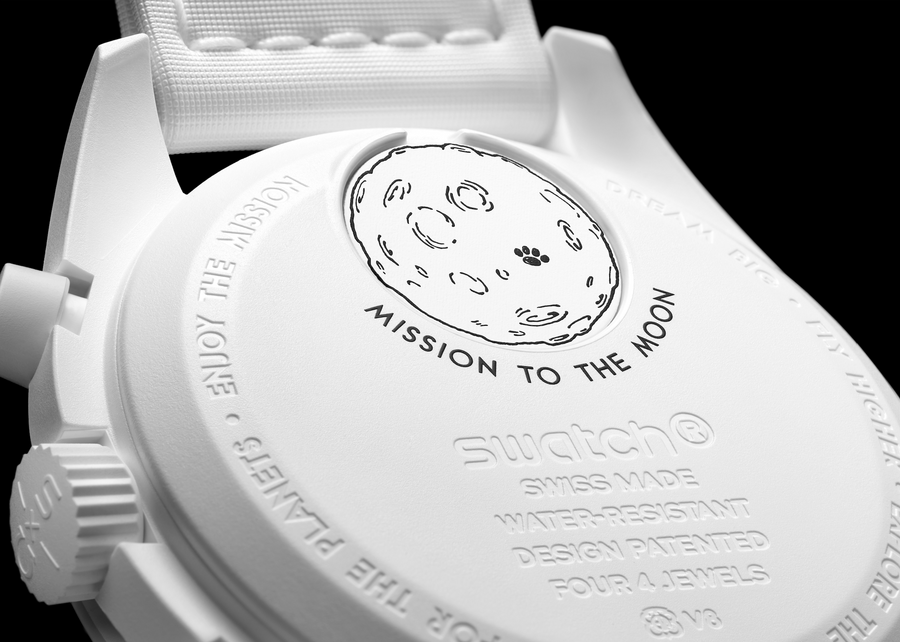 Swatch x Omega Bioceramic Moonswatch Mission To Moonphase Snoopy