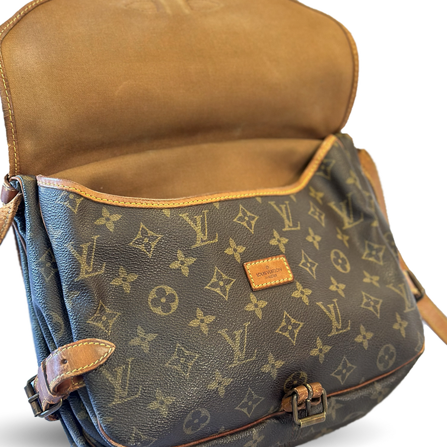 Louis Vuitton Saumur Cloth Crossbody Bag