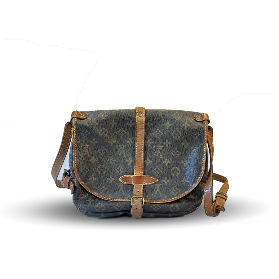 Louis Vuitton Saumur Cloth Crossbody Bag