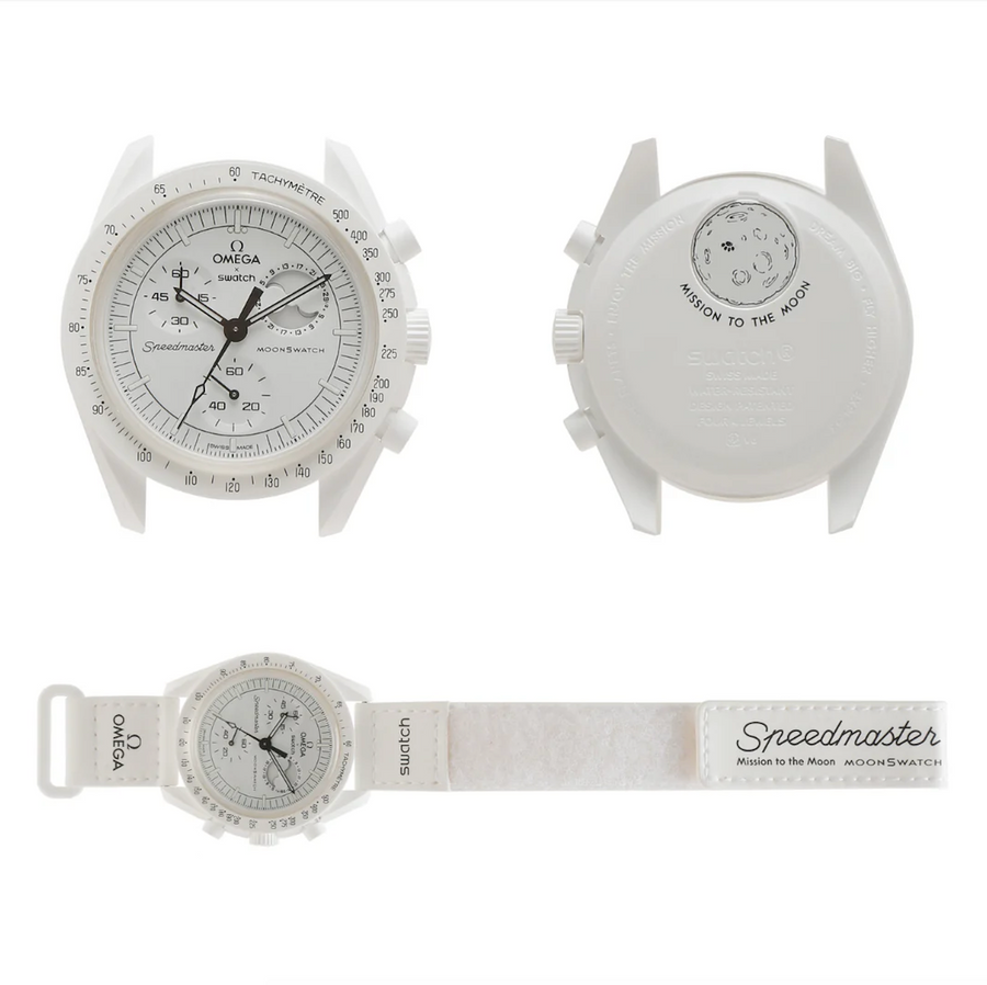 Swatch x Omega Bioceramic Moonswatch Mission To Moonphase Snoopy