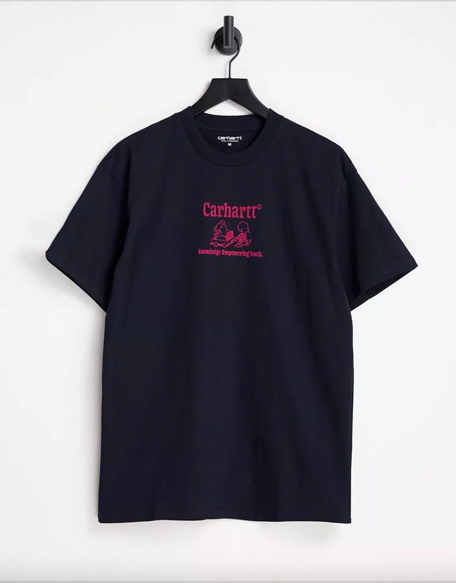 Marinblå Carhartt Schools Out T-Shirt
