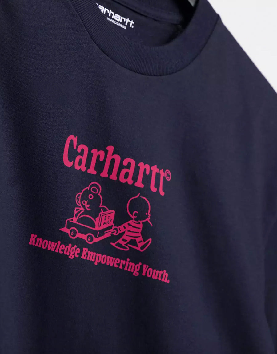 Marinblå Carhartt Schools Out T-Shirt